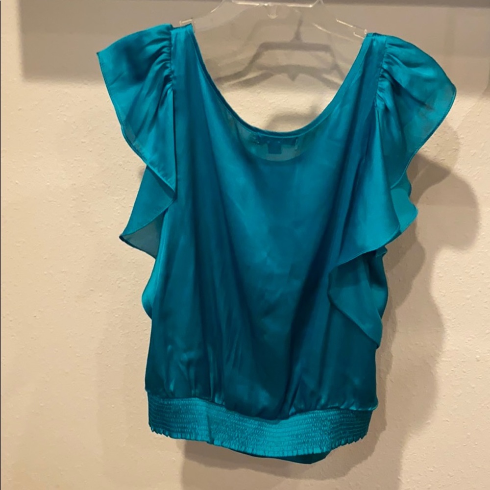 Turquoise blouse - Picture 2 of 7